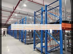 Hệ thống lưu trữ cuộn vải tùy chỉnh với xe nâng hoặc vận hành AGV cho không gian kho vừa và nhỏ