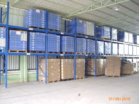 Mua Điều chỉnh hai cấp Warehouse Shelves Racks với xe nâng di chuyển, 5000KG sản xuất trực tuyến