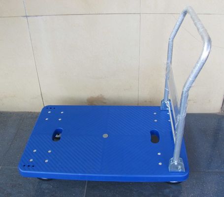 Mua xe đẩy bằng nhựa có thể gập lại với màu xanh / xám, công suất 150kg sản xuất trực tuyến