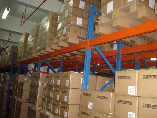 Mua SKU thông thường Double Deep Racking với bột phun phủ hoàn thiện sản xuất trực tuyến